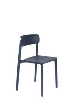 Eetkamerstoel Clive donkerblauw