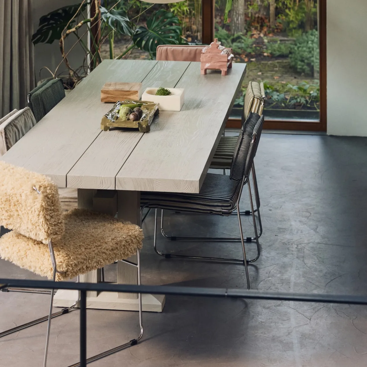 Eetkamerstoel Endless dining poodle golden