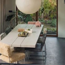 Eetkamerstoel Endless Dining velvet Lychee pink