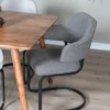 Eetkamerstoel Eros Brown boucle