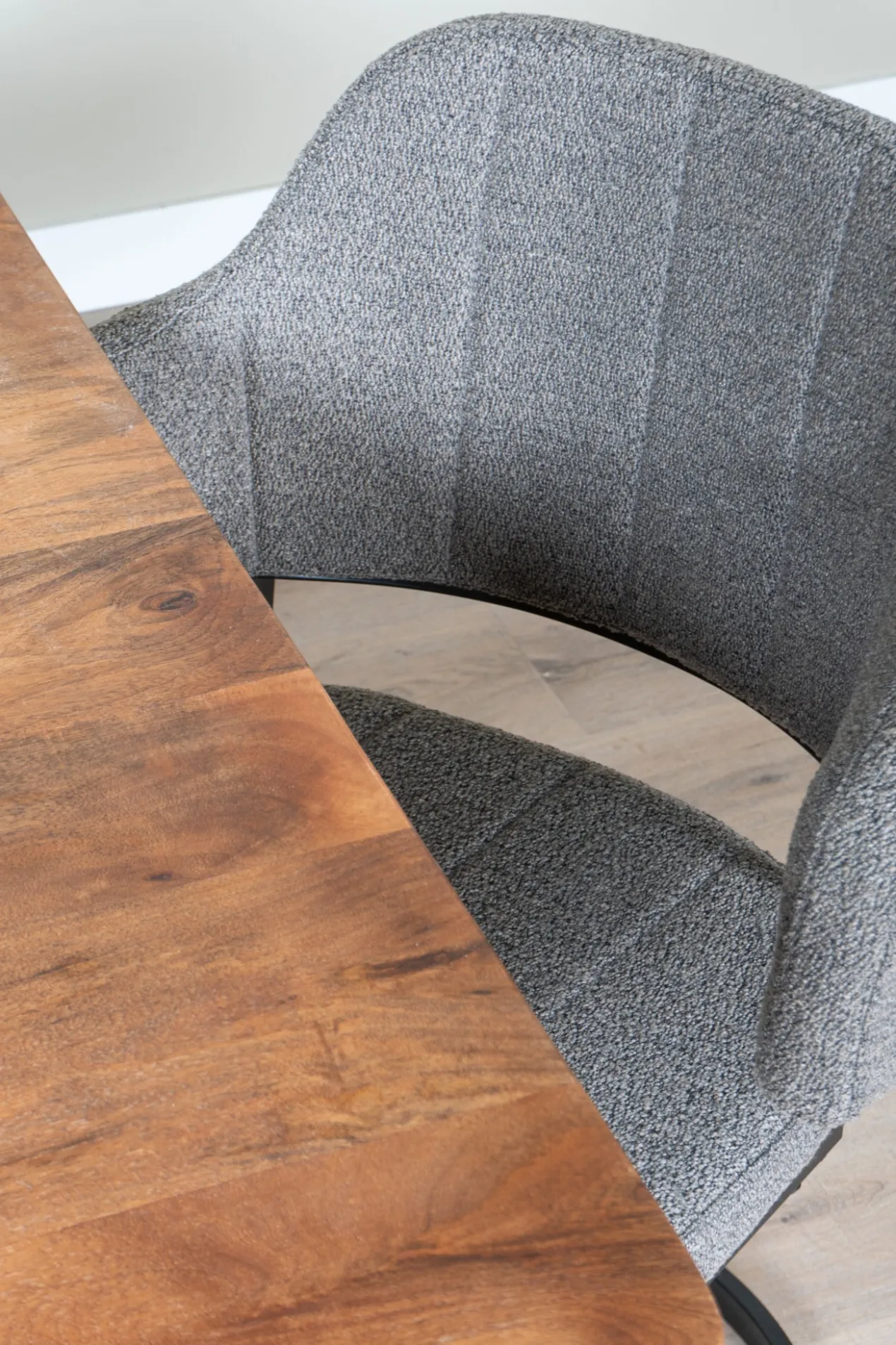 Eetkamerstoel Eros Brown boucle