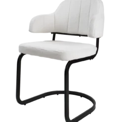 Eetkamerstoel Eros Ivory Boucle