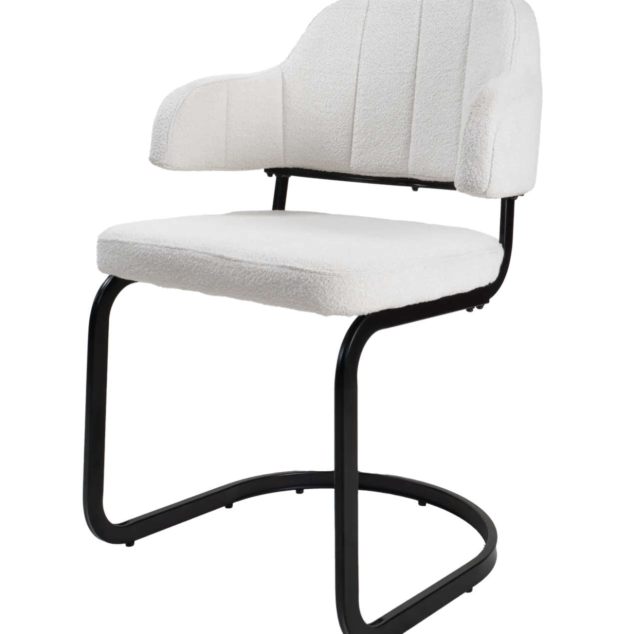 Eetkamerstoel Eros Ivory Boucle