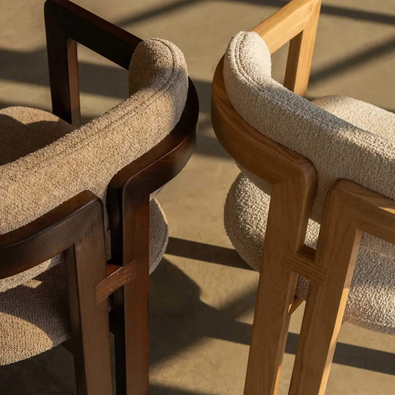 Eetkamerstoel Grace warm beige