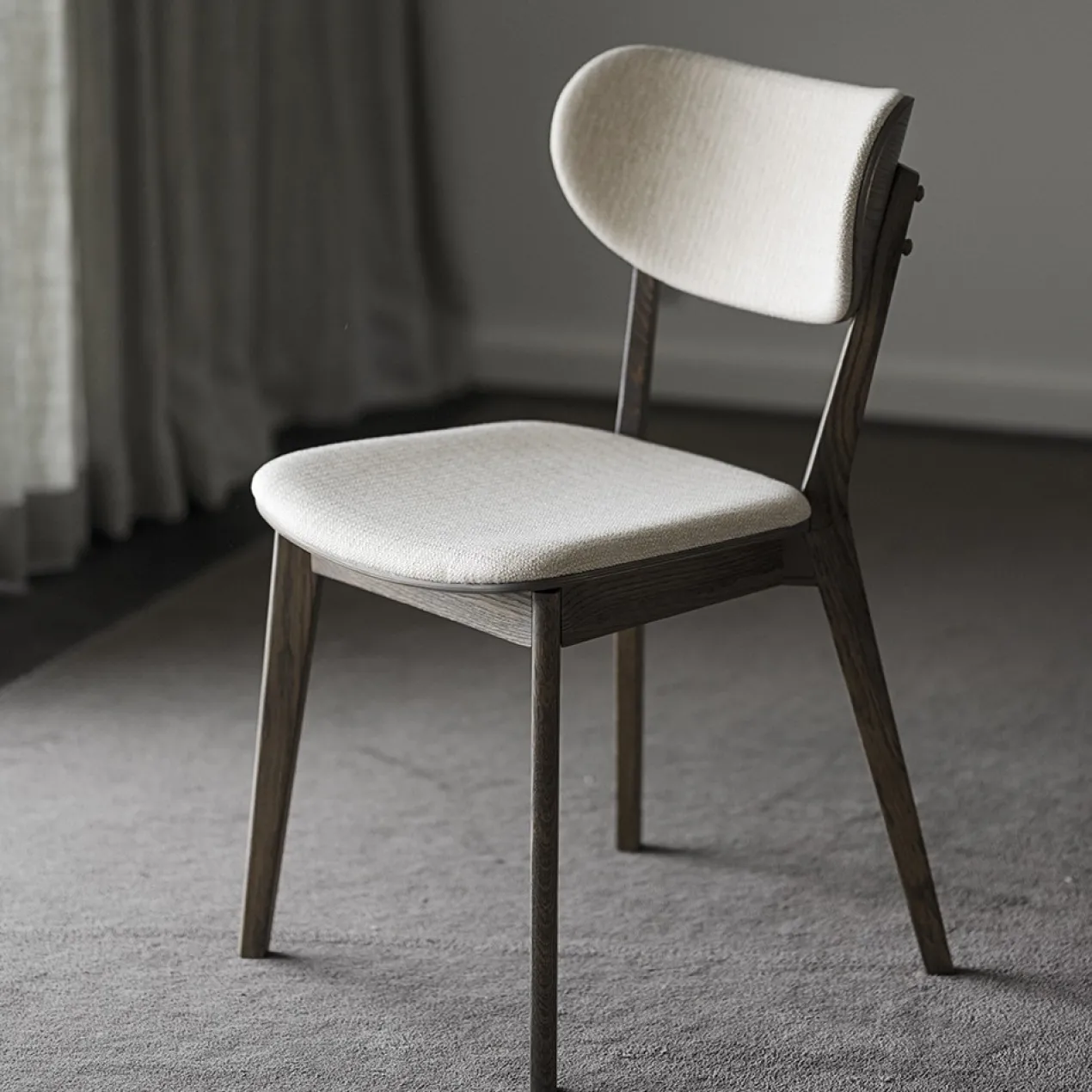 Eetkamerstoel Kato - donker eiken Beige