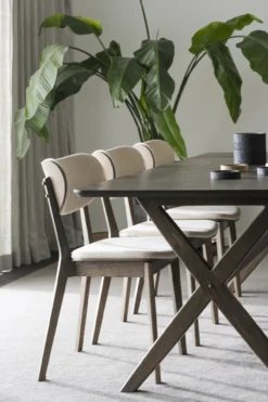 Eetkamerstoel Kato - donker eiken Beige