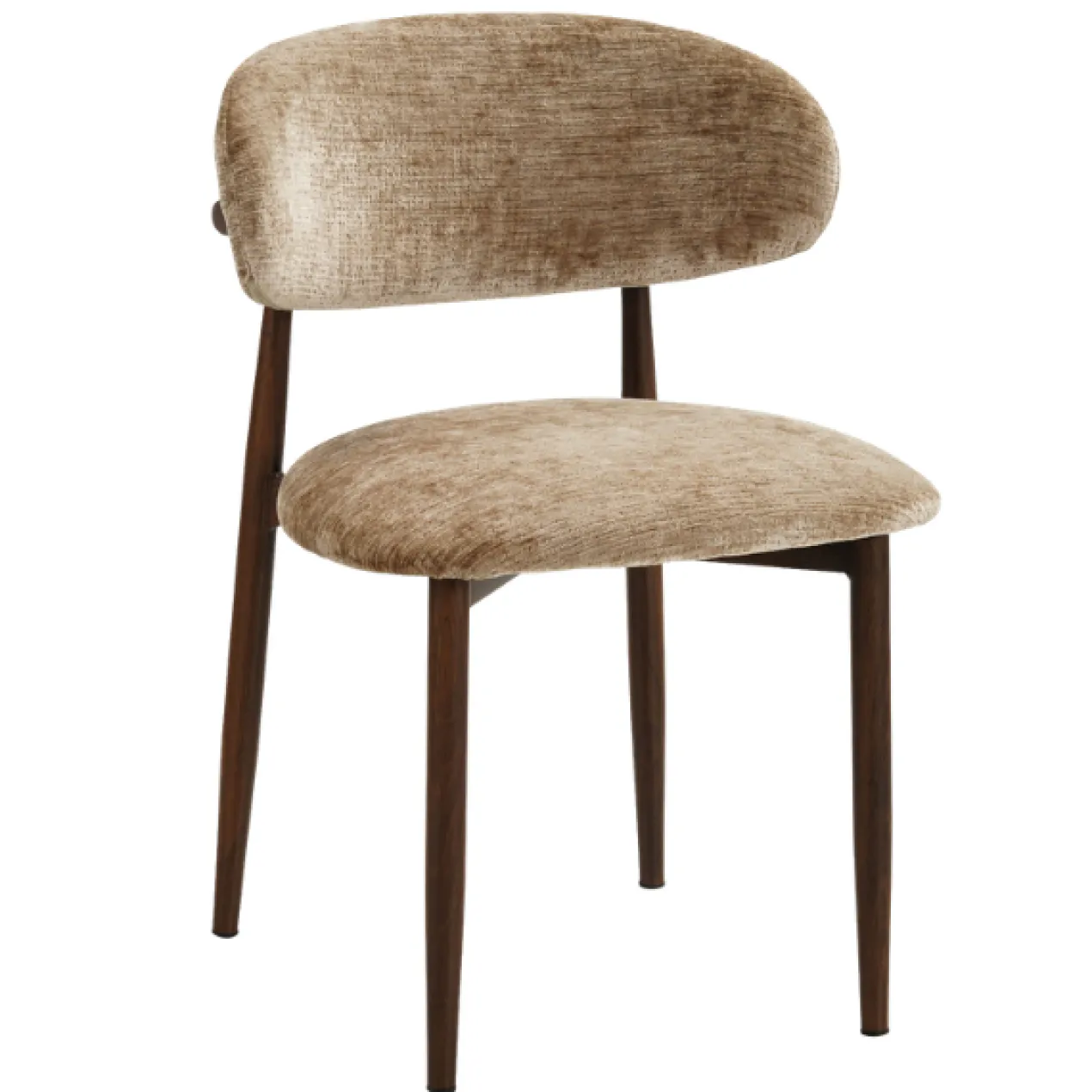 Eetkamerstoel Liv taupe 170