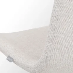 Eetkamerstoel Nena-Fé beige - zwart houten onderstel