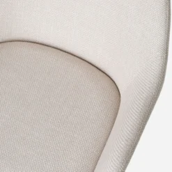Eetkamerstoel Noa-Mae beige - wit onderstel