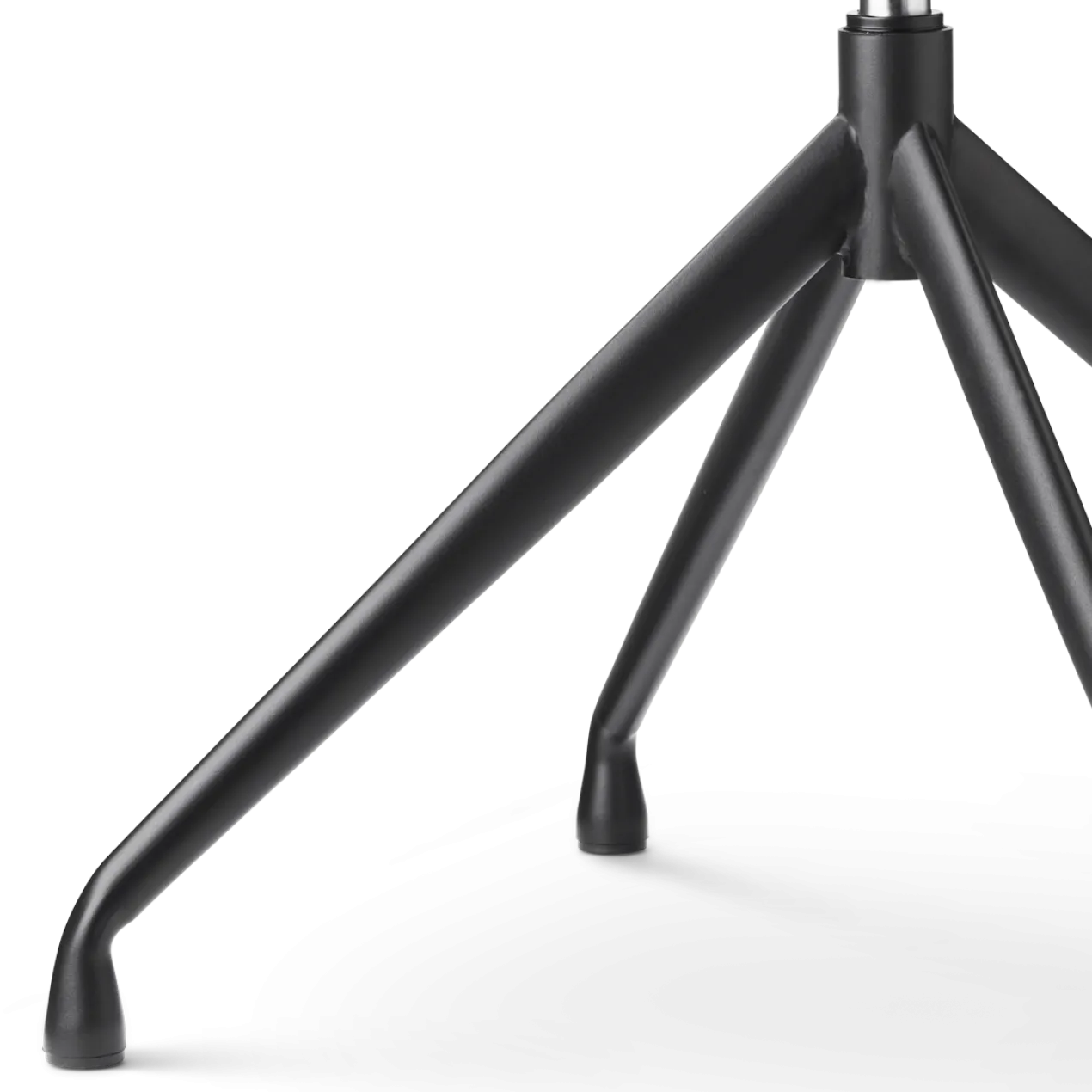 Eetkamerstoel Nola-Isa beige draaibaar - zwart onderstel