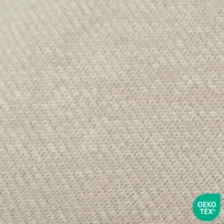 Eetkamerstoel Nora-Fé zwart onderstel cottonbeige