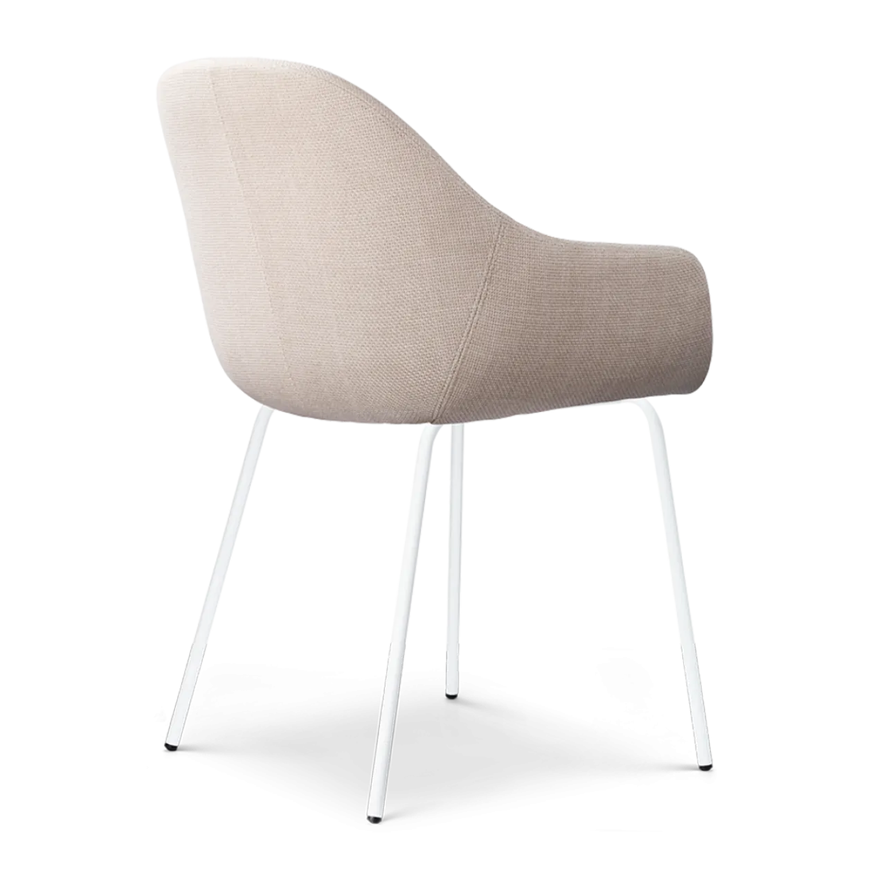 Eetkamerstoel Nora-Mae beige - wit onderstel