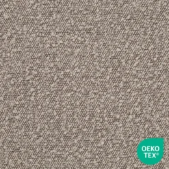 Eetkamerstoel Nora-Mae bouclé taupe - zwart - set van 2