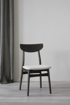 Eetkamerstoel Rodham - set van 2 Donker eiken - Beige