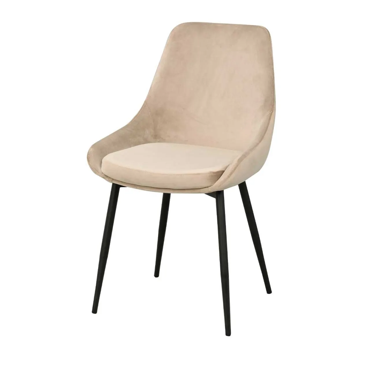 Eetkamerstoel Sierra velvet Beige