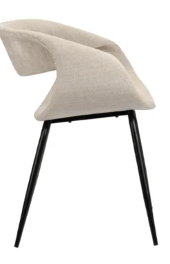 Eetkamerstoel Wally Beige 2 stuks
