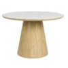 Eetkamer tafel almira rond eiken