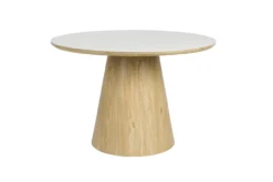 Eetkamer tafel almira rond eiken