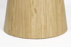 Eetkamer tafel almira rond eiken