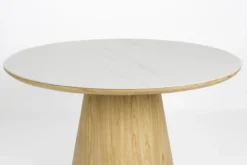 Eetkamer tafel almira rond eiken