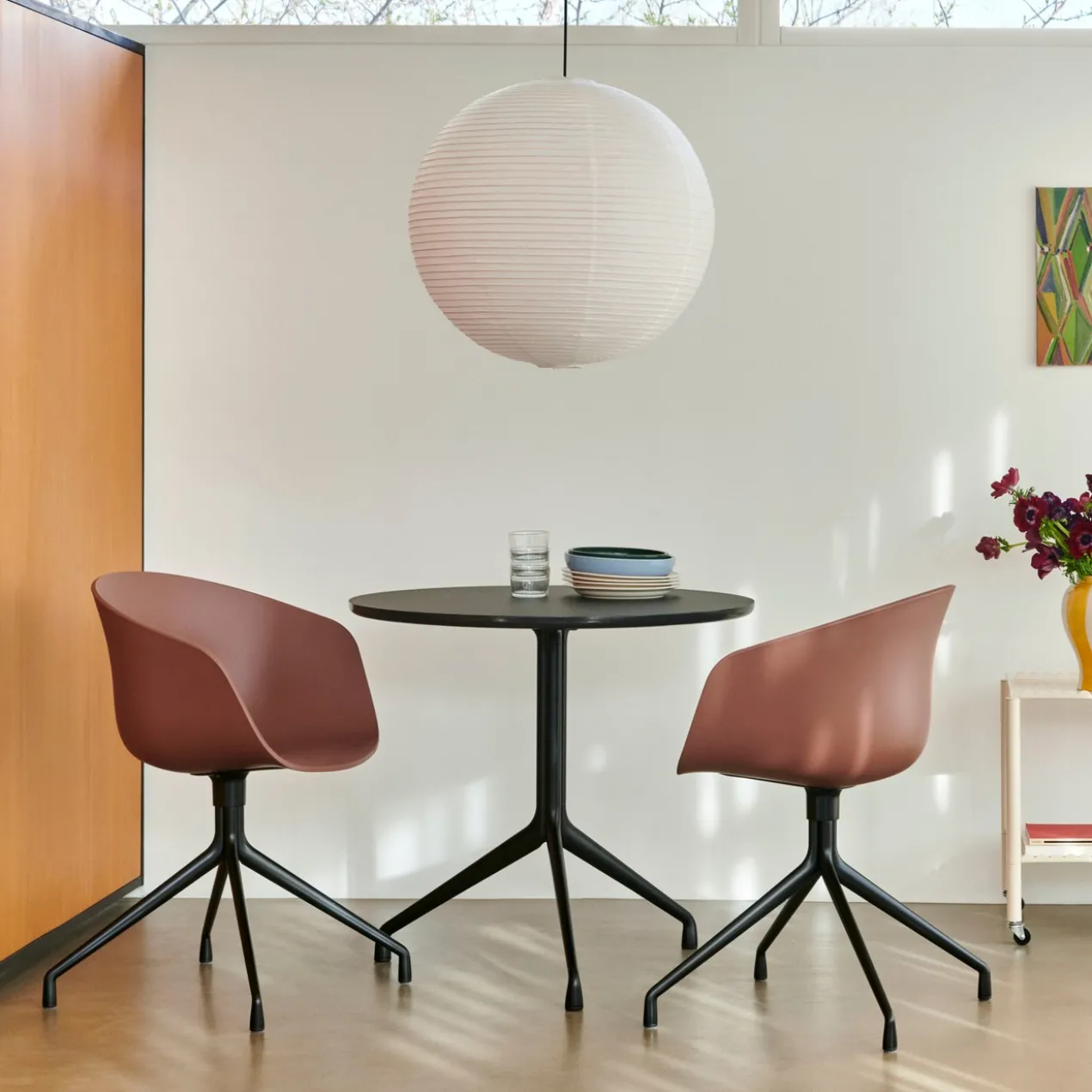 Eettafel AAT20 Ø100 cm black