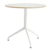 Eettafel AAT20 Wit Ø80 cm