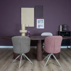 Eettafel Amir - Espresso Mangohout