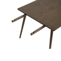 Eettafel Boas verlengbaar gerookt eiken 190x90 cm