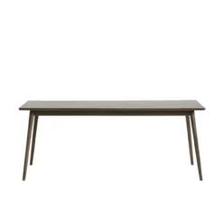 Eettafel Boas verlengbaar gerookt eiken 190x90 cm