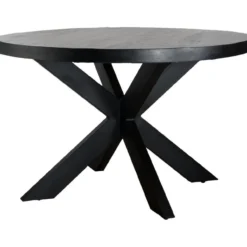 Eettafel Bob Zwart Mangohout ø150 cm