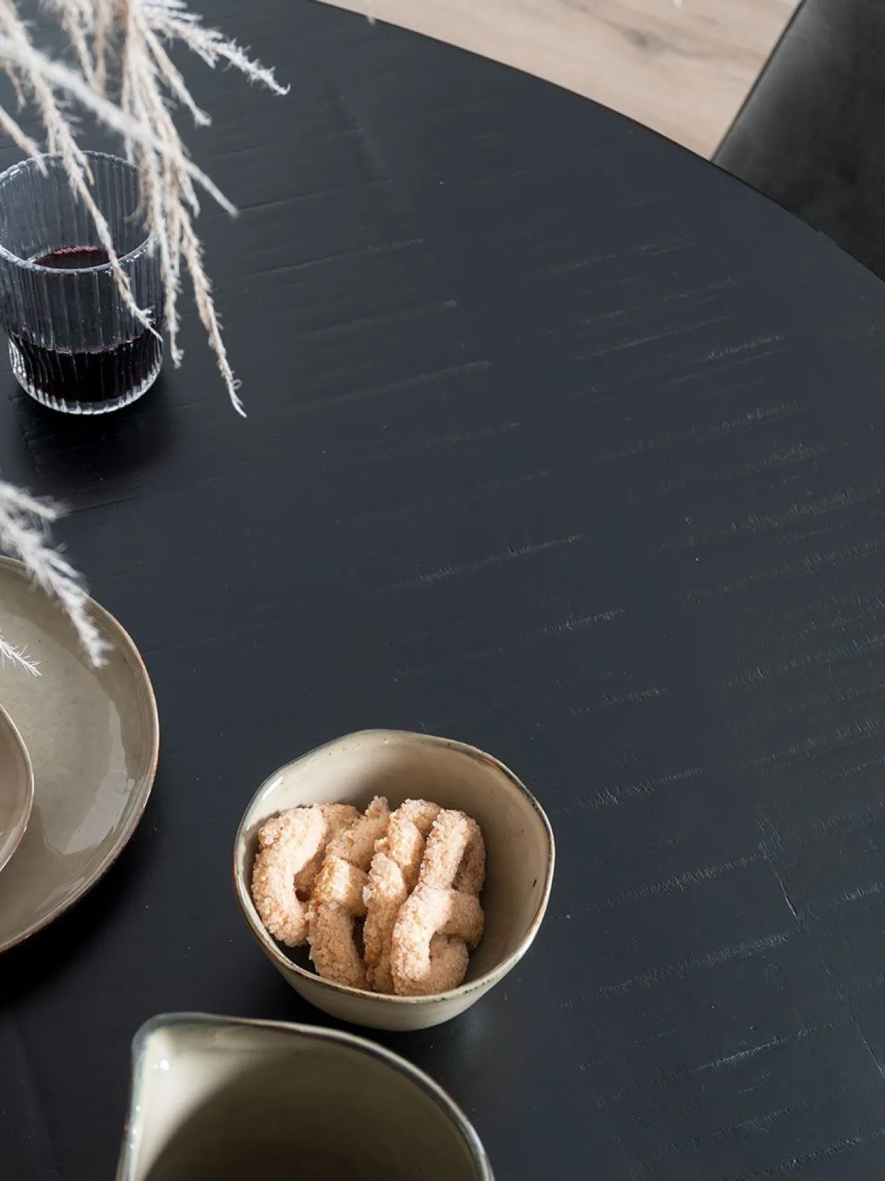Eettafel Bob Zwart Mangohout ø150 cm