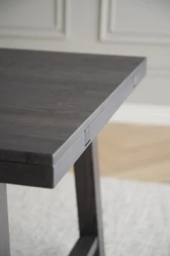 Eettafel Brooklyn Donkerbruin verlengbaar 220 x 95 cm