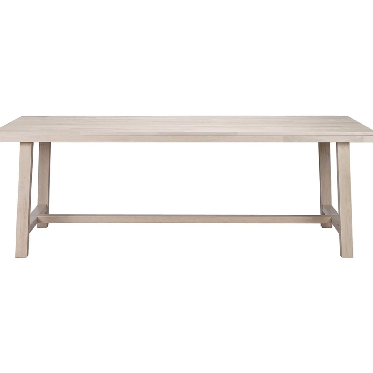 Eettafel Brooklyn whitewash verlengbaar 220 x 95 cm