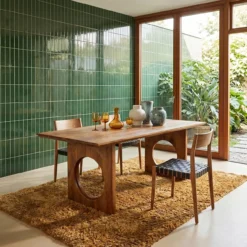 Eettafel Bullnose Chamfered Loop 200x90 cm