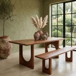 Eettafel Bullnose Chamfered Mix 180x90 cm
