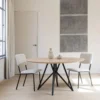 Eettafel Butterfly Quadpod naturel Ø150 cm verjongd
