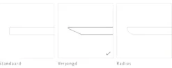 Eettafel Butterfly zwart frame naturel 260x100 cm verjongd
