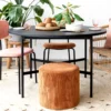 Eettafel Cleo zwart Ø120 cm