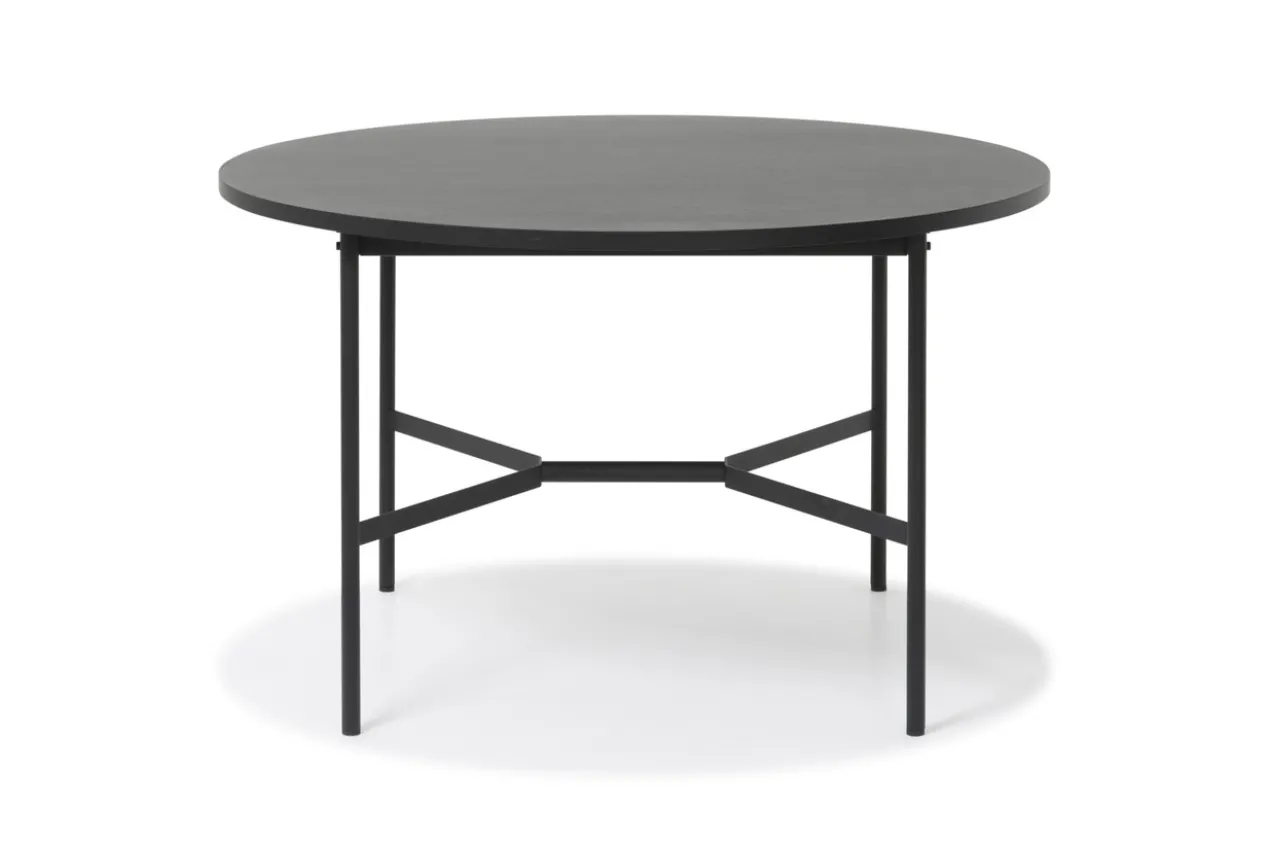 Eettafel Cleo zwart Ø120 cm