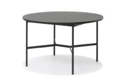 Eettafel Cleo zwart Ø120 cm