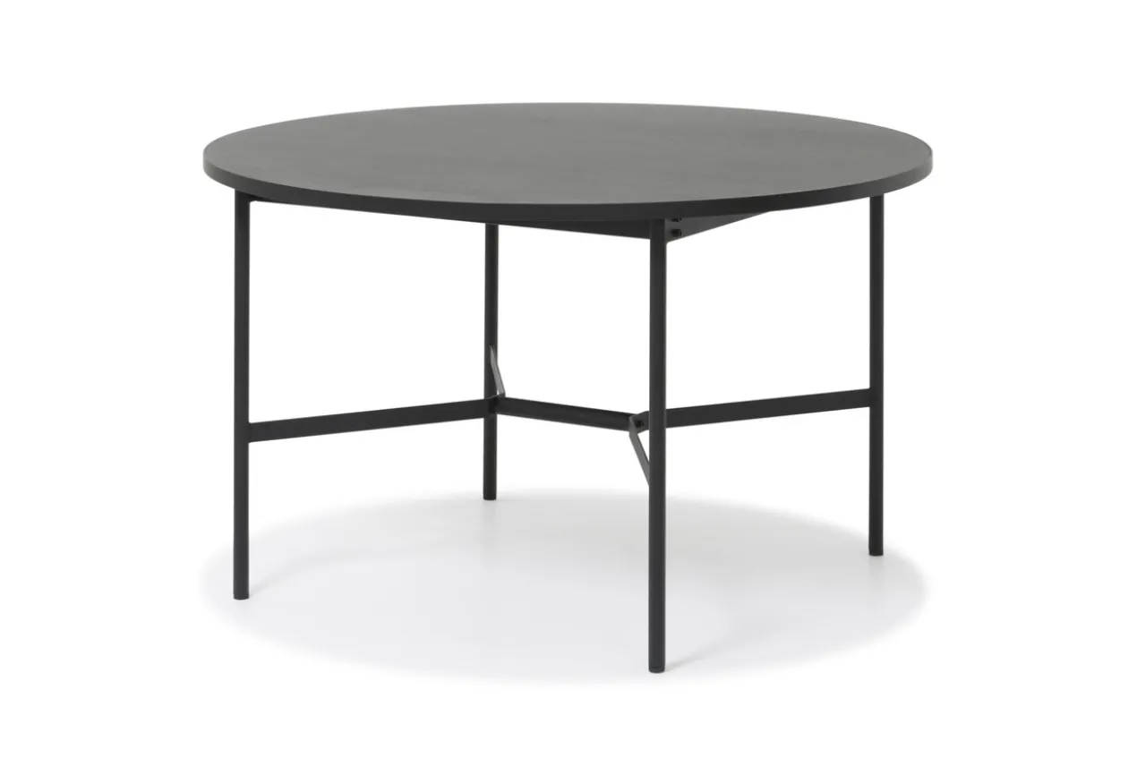 Eettafel Cleo zwart Ø120 cm