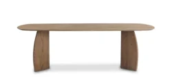Eettafel Divio tabacco light 240x100 cm