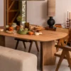 Eettafel Divio tabacco light 260x110 cm