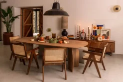 Eettafel Divio tabacco light 280x110 cm