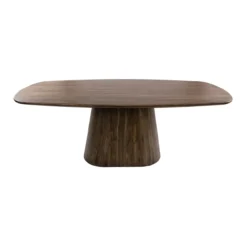 Eettafel Donker deens ovaal 180 cm