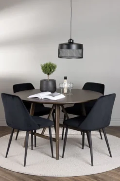 Eettafel Esra hout Donkerbruin
