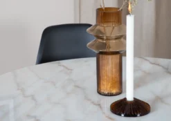Eettafel Estelle Wit/Zwart