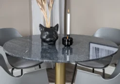 Eettafel Estelle Zwart/Grijs
