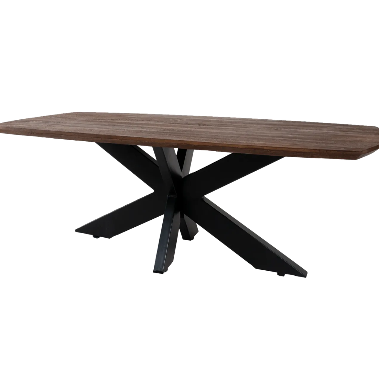 Eettafel Felix - Espresso Mangohout 220 cm
