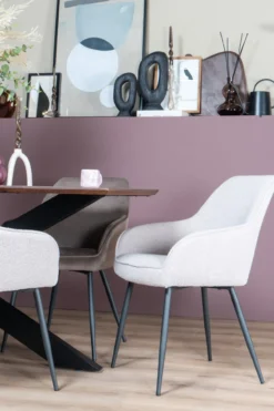 Eettafel Felix - Espresso Mangohout 220 cm